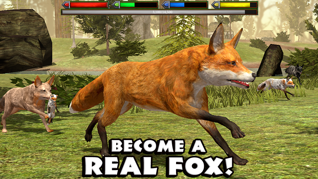 Fox simulator. Ультимейт Фокс симулятор 2. Ultimate Fox Simulator. Fox Family игра. Игра симулятор лисы.